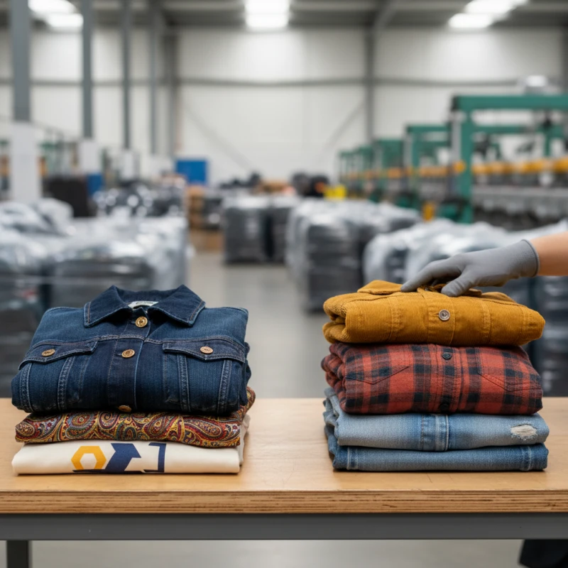 Grade A and Grade B Vintage Clothing