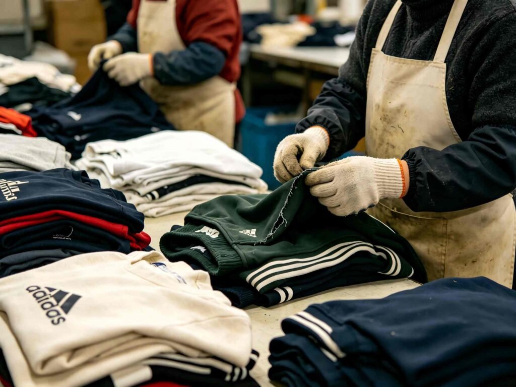 Wholesale vintage clothing bales sorted by grade for bulk export to global resellers