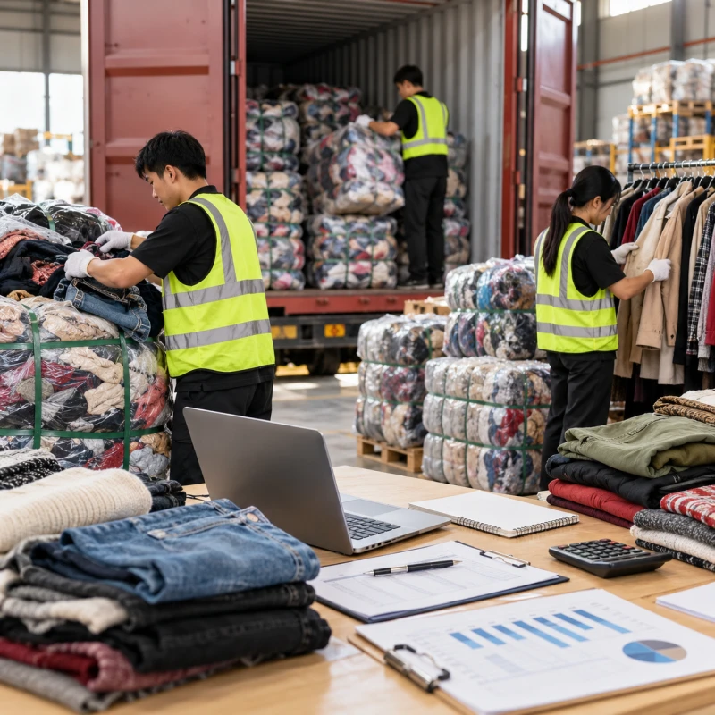 How to Allocate a Used Branded Clothing Container Across Branches and Wholesale Dealers